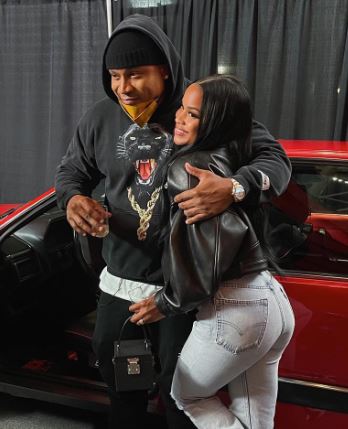Samaria Leah Wisdom Smith with her father LL Cool J